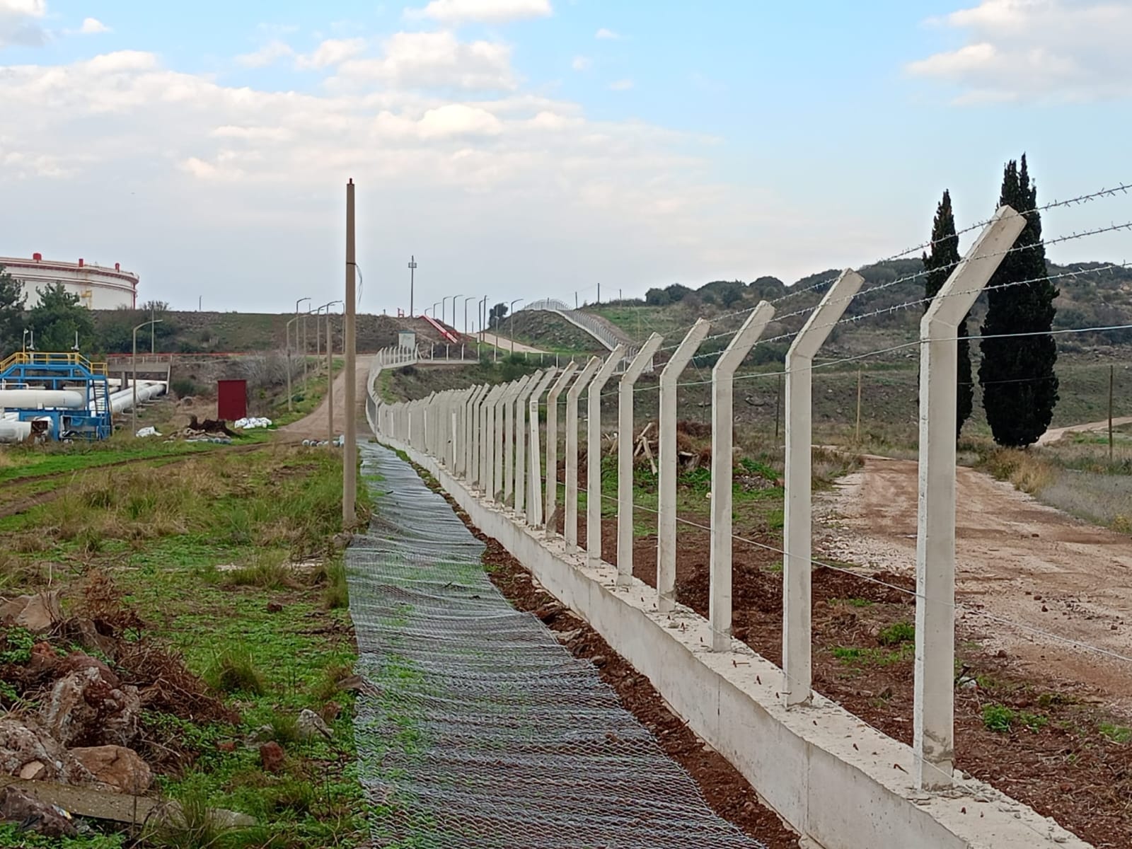 200cm Düz Beton Çit Direkleri